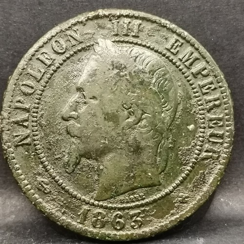 Centimes 1863 strasbourg - bb,