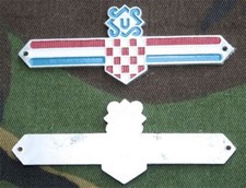Insigne de poitrine des volontaires croates dans l'armée Allemande "promo"