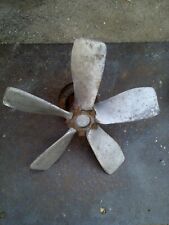 Ventilateur pale aluminium Ford SAF Vedette + support poulie en l'état V8