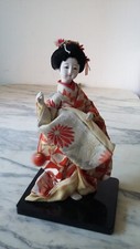 POUPEE GEISHA JAPON PORCELAINE