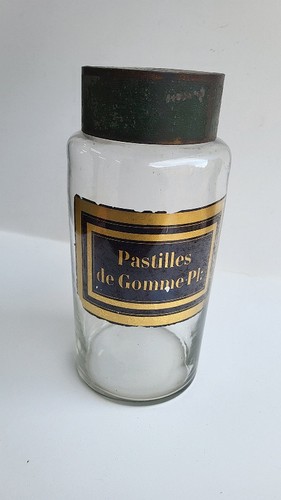 Ancien pot pharmacie en - ancien,