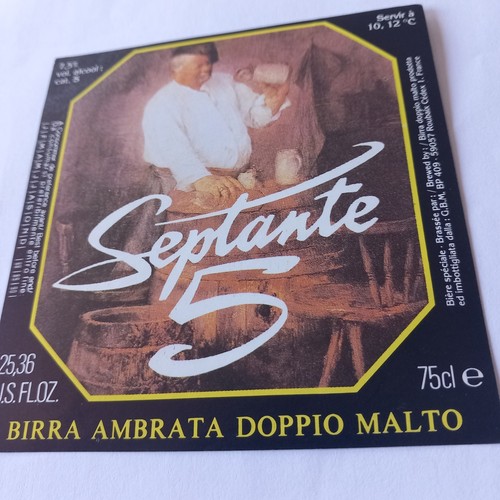 Etiquette bière septante - bière,