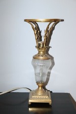 PIED DE LAMPE MONTURE BRONZE