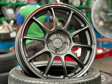 Nouveau 17x7.5J AOW ZE40 Flow Formed (4 roues) 4x100 convient pour HONDA TOYO...