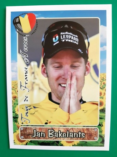 Cyclisme carte cycliste jan - cyclisme,