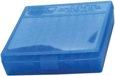 MTM Case-Gard P-100-45-24 100rd Munitions Boite 45 Acp 10mm Bleu Transparent
