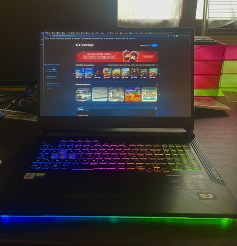 Gamer portable asus g17 - pc,