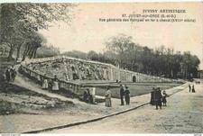 91 - Juvisy-sur-Orge - Vue générale des Rampes en fer à cheval - Animée - CPA -