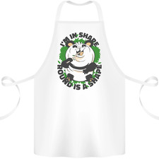 Panda Bear Drôle Embonpoint Graisse Humour Tablier Coton 100% Biologique