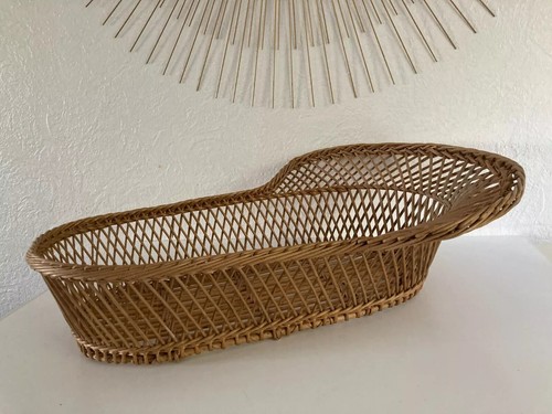 Ancien joli couffin - 3,