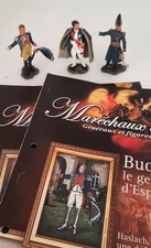 Lot De 3 Soldats En Plomb  HACHETTE Maréchaux D'empire N°137,124,123