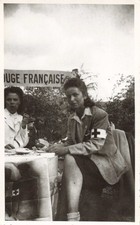 ANCIENNE PHOTOGRAPHIE CROIX ROUGE FRANCAISE JEUNE FEMME INFIRMIERE?