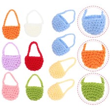 10 Pcs Pour Crochet Fourre-tout Miniature Pochette Mini-sacs