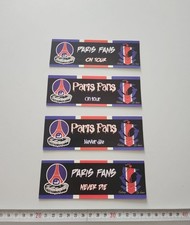 Stickers ultra Paris supporter foot écharpe PSG sg cup kob tribune Boulogne boys