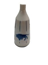 Ancienne bouteille  de Vodka "bison bleu" en porcelaine 70 cl années 80 DDR