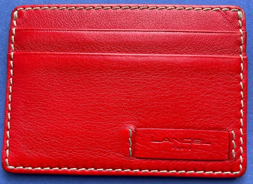 Porte carte lancel cuir - lancel,