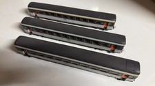 Lot de 3 voitures Corail SNCF HO