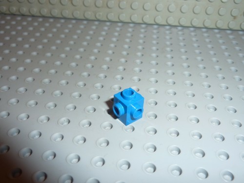 Lego bleu brick with studs - bleu,