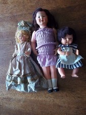 lot de 3 petites poupées  celluloïd anciennes