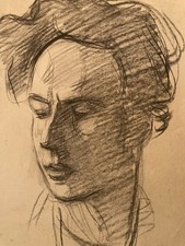 Drawing dessin Femme Cubiste