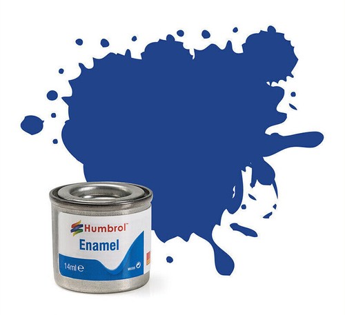Humbrol bleu mat - mat, blue