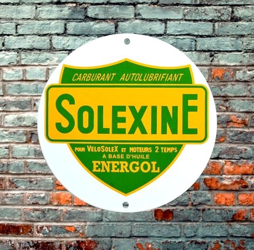 Plaque émaillée solexine - plaque,