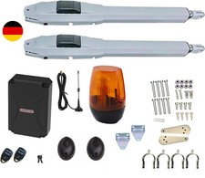 Ouvre-Portail Set pour Aile Double Porte Jusqu'À 4m Et 400 KG