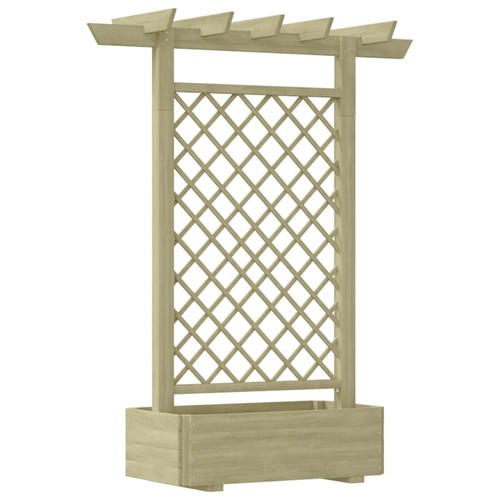 Bois jardinière pergola - bois,