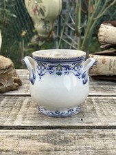 Pot à crème polychrome - Creil Et Montereau - Modèle, époque ? - XIXème