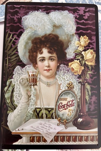 Plaque métal coca cola - coca,