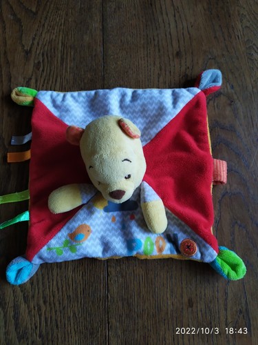 Doudou plat winnie pooh - plat,