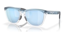 Lunettes Oakley Frogskins Gamme 9284 09 - Trasp. Stonewash/Prizm Deep Polar.