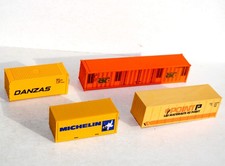 JOUEF HO 4 CONTAINER, CONTENEUR: MICHELIN, POINT P (RARE), DANZAS, CNC MAXICADRE