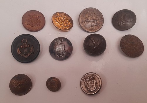 Lot bouton ancien militaire - ancien,