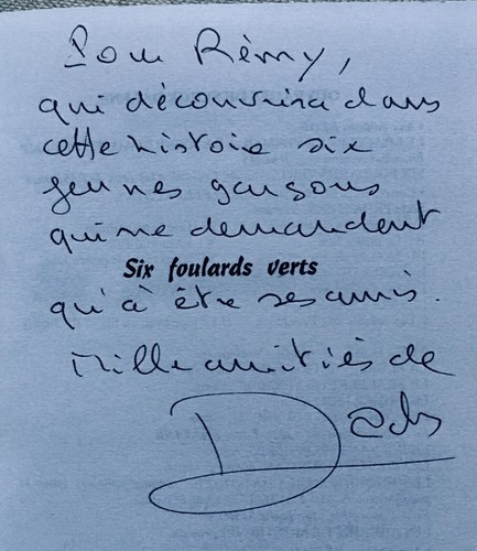 Scoutisme envoi dédicace - envoi,