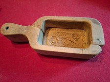 Moule à beurre ancien 26 cms x 10 cms