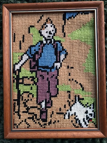 Canevas tintin vintage - canevas,