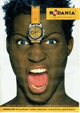 Publicité Advertising 320  1998  la  montre Yellow chrono Rodania