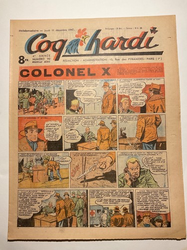 Coq hardi 3eme année - hardi,