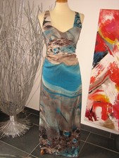 ROBE LONGUE SOIE SILK MAXI DRESS  LEGATTE  BY SAVE THE QUEEEN  II 38 UK M 10