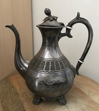 Ancienne Théière En Métal Argenté Ercuis 