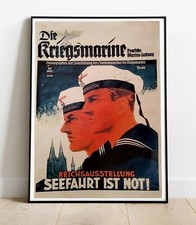 Poster retro - Kriegsmarine (REPRODUCTION)