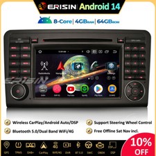 64GO Android 14 Autoradio CarPlay Mercedes Classe ML/GL W164 X164 GPS DVD DAB+BT