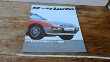 CATALOGUE BROCHURE PORSCHE 924 TURBO 1979 4 volets FRANCAIS