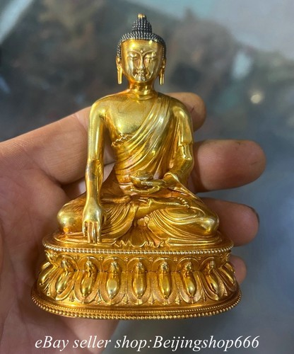 Old chinese copper - chinese, gild