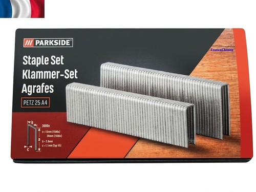 Parkside set agrafes pour - set, d'agrafes