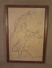 Weisbuch Claude Originale 1971 Dessin original 