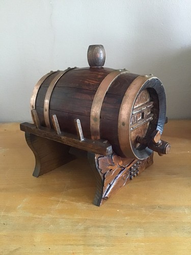 Ancien petit tonnelet table - ancien,