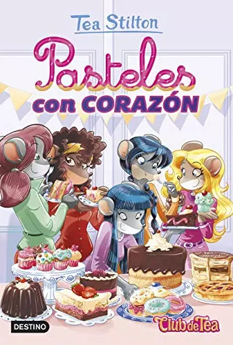 Pasteles con corazón tea - con,