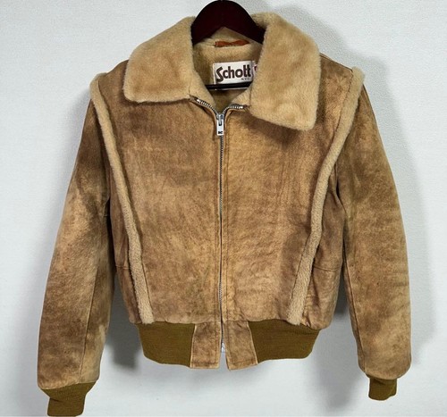 Schott suede flight - suede, mouton